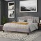 Flash Furniture King, Cambridge Headboard, Gray Fabric HG-HB1708-K-LG-GG - alternate 3